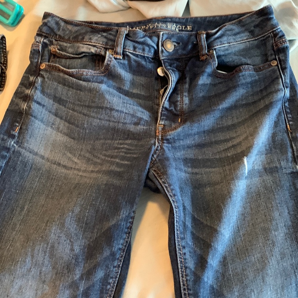 AE stretch button fly tomgirl